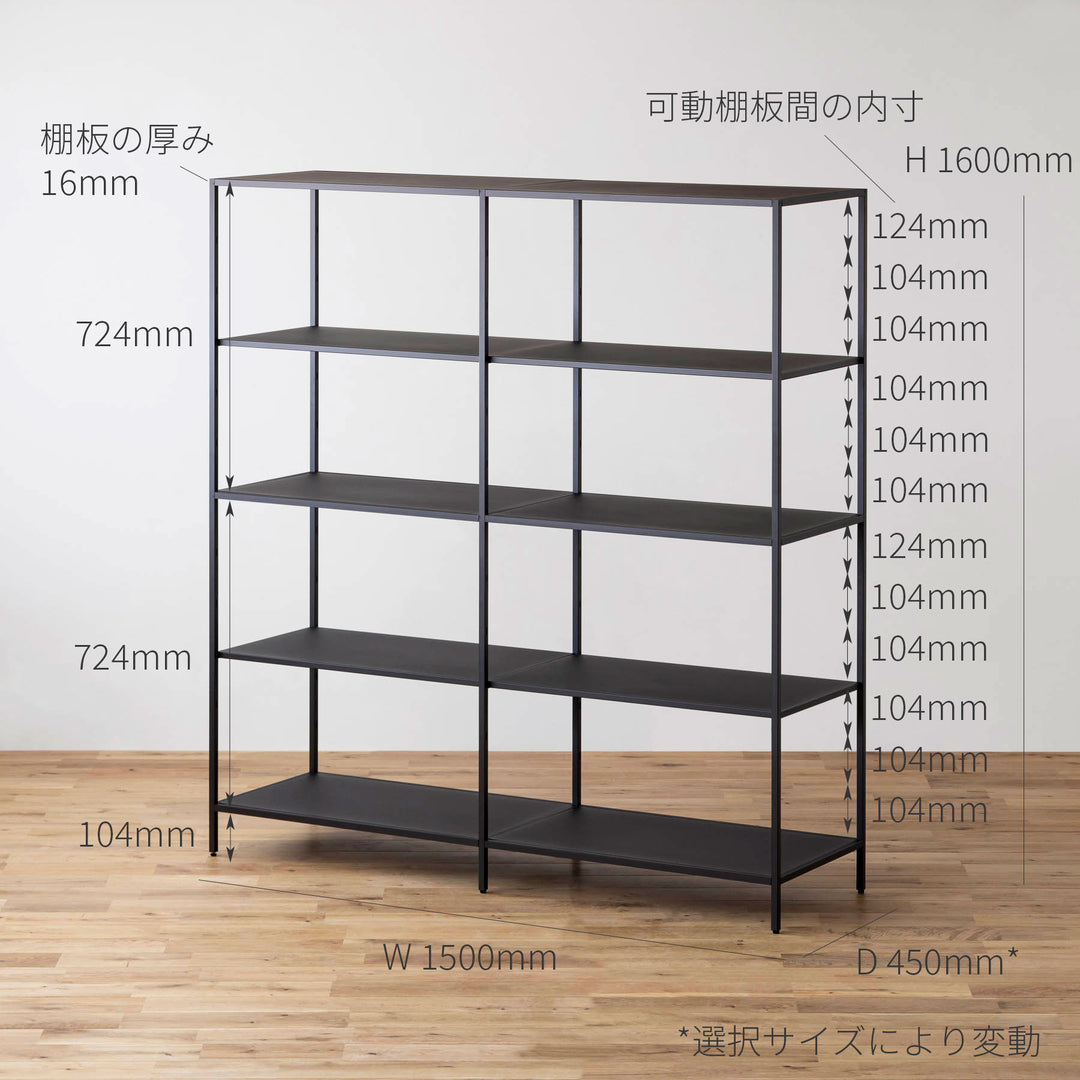 THE FRAME SHELF /本体 2連 HIGH – KANADEMONO
