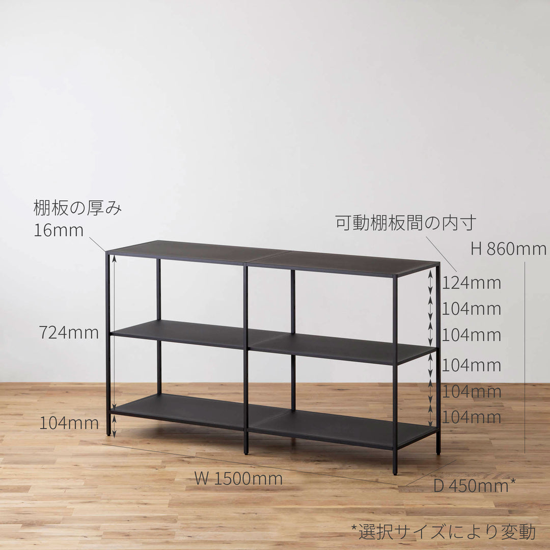 THE FRAME SHELF /本体 2連 STANDARD – KANADEMONO