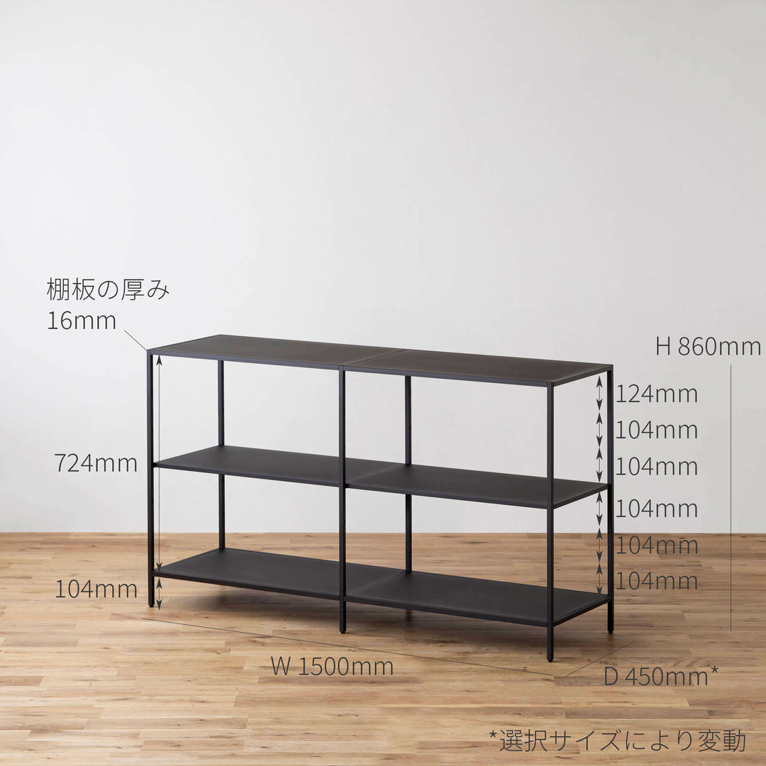 THE FRAME SHELF /本体 2連 STANDARD – KANADEMONO