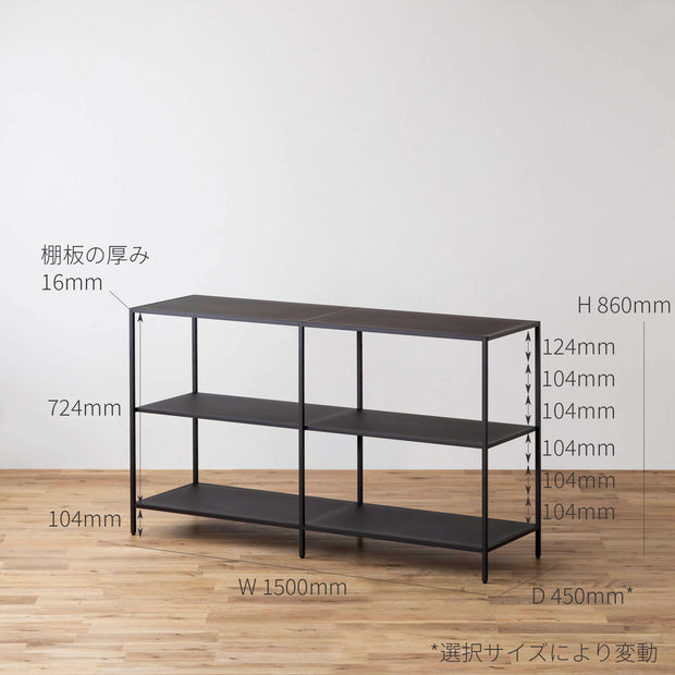 THE FRAME SHELF /本体 2連 STANDARD – KANADEMONO