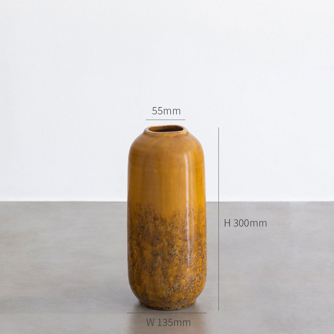 FlowerVaseCeramic_S_OcherYello