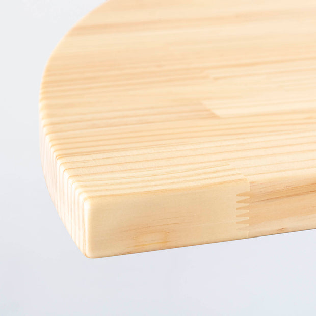THE TABLE / 半円 × パイン × Stainless
