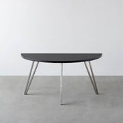 THE TABLE / 半円 × ラバーウッド × Stainless