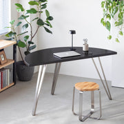 THE TABLE / 半円 × ラバーウッド × Stainless