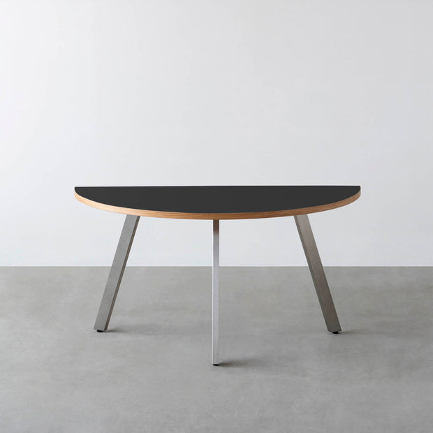 THE TABLE / 半円 × リノリウム 全32色 × Stainless