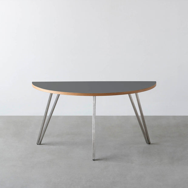 THE TABLE / 半円 × リノリウム 全32色 × Stainless