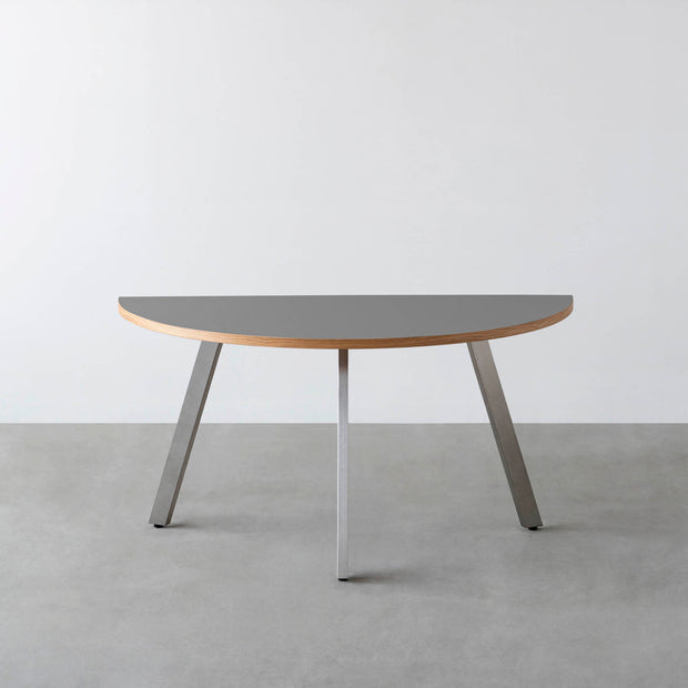 THE TABLE / 半円 × リノリウム 全32色 × Stainless