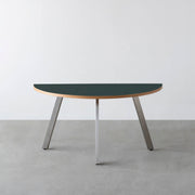 THE TABLE / 半円 × リノリウム 全32色 × Stainless