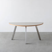 THE TABLE / 半円 × リノリウム 全32色 × Stainless