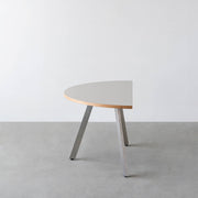 THE TABLE / 半円 × リノリウム 全32色 × Stainless