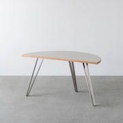 THE TABLE / 半円 × リノリウム 全32色 × Stainless