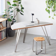 THE TABLE / 半円 × リノリウム 全32色 × Stainless
