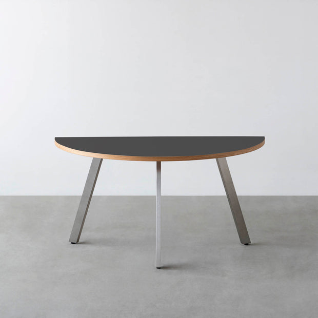 THE TABLE / 半円 × リノリウム 全32色 × Stainless