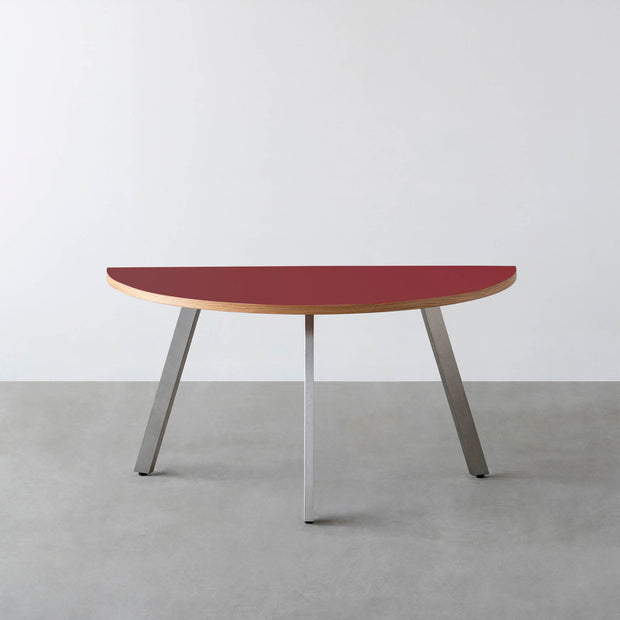 THE TABLE / 半円 × リノリウム 全32色 × Stainless
