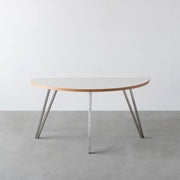 THE TABLE / 半円 × リノリウム 全32色 × Stainless