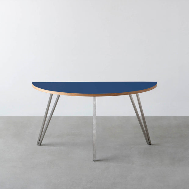 THE TABLE / 半円 × リノリウム 全32色 × Stainless