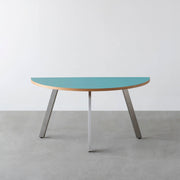 THE TABLE / 半円 × リノリウム 全32色 × Stainless