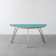 THE TABLE / 半円 × リノリウム 全32色 × Stainless