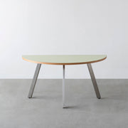 THE TABLE / 半円 × リノリウム 全32色 × Stainless