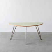 THE TABLE / 半円 × リノリウム 全32色 × Stainless