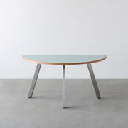 THE TABLE / 半円 × リノリウム 全32色 × Stainless