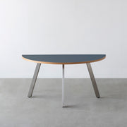 THE TABLE / 半円 × リノリウム 全32色 × Stainless