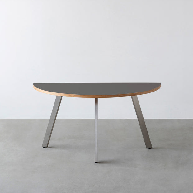 THE TABLE / 半円 × リノリウム 全32色 × Stainless
