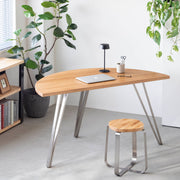 THE TABLE / 半円 × 無垢 ホワイトオーク × Stainless