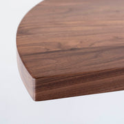 THE TABLE / 半円 × 無垢 ウォルナット × Stainless