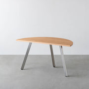 THE TABLE / 半円 × ホワイトオーク × Stainless