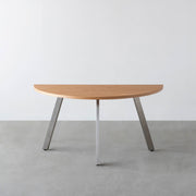 THE TABLE / 半円 × ホワイトオーク × Stainless
