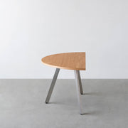 THE TABLE / 半円 × ホワイトオーク × Stainless