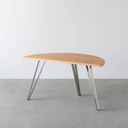 THE TABLE / 半円 × ホワイトオーク × Stainless