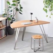 THE TABLE / 半円 × ホワイトオーク × Stainless