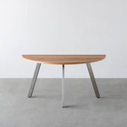 THE TABLE / 半円 × くるみ × Stainless