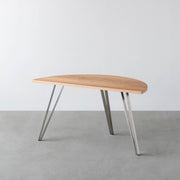 THE TABLE / 半円 × くるみ × Stainless