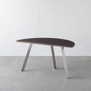 THE TABLE / 半円 × ウェンジ × Stainless