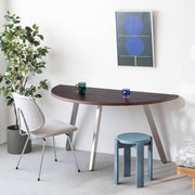 THE TABLE / 半円 × ウェンジ × Stainless