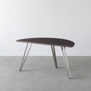 THE TABLE / 半円 × ウェンジ × Stainless