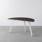 THE TABLE / 半円 × ウェンジ × White Steel