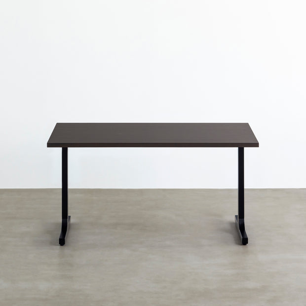 THE TABLE / ラバーウッド ブラックブラウン × Black Steel – KANADEMONO