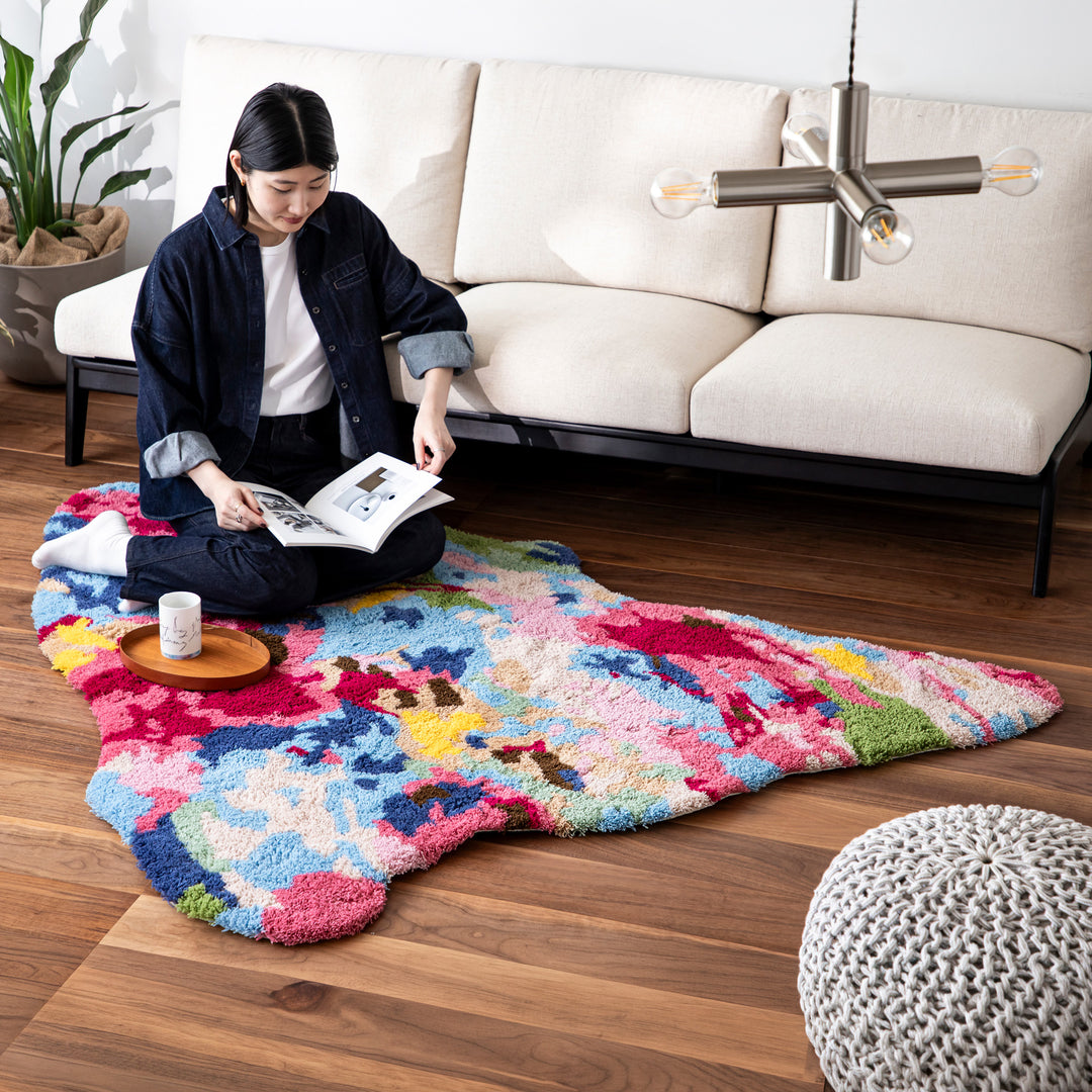 藤田二郎 / ラグ Passage crafted with MIYOSHI RUG – KANADEMONO