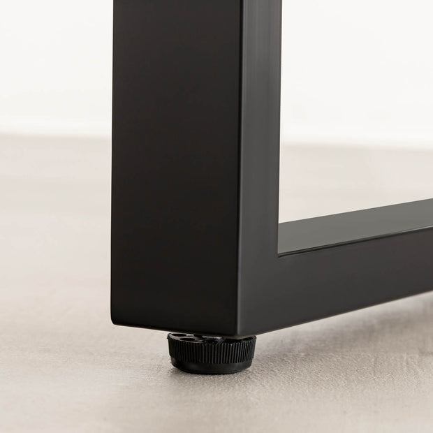 THE TABLE / リノリウム レッド・オレンジ系 × Black Steel × W181 - 300cm