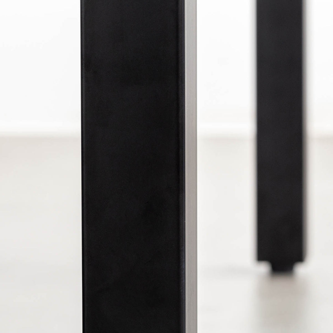 THE TABLE / コンパクトデスク ラバーウッド ブラウン × Black Steel