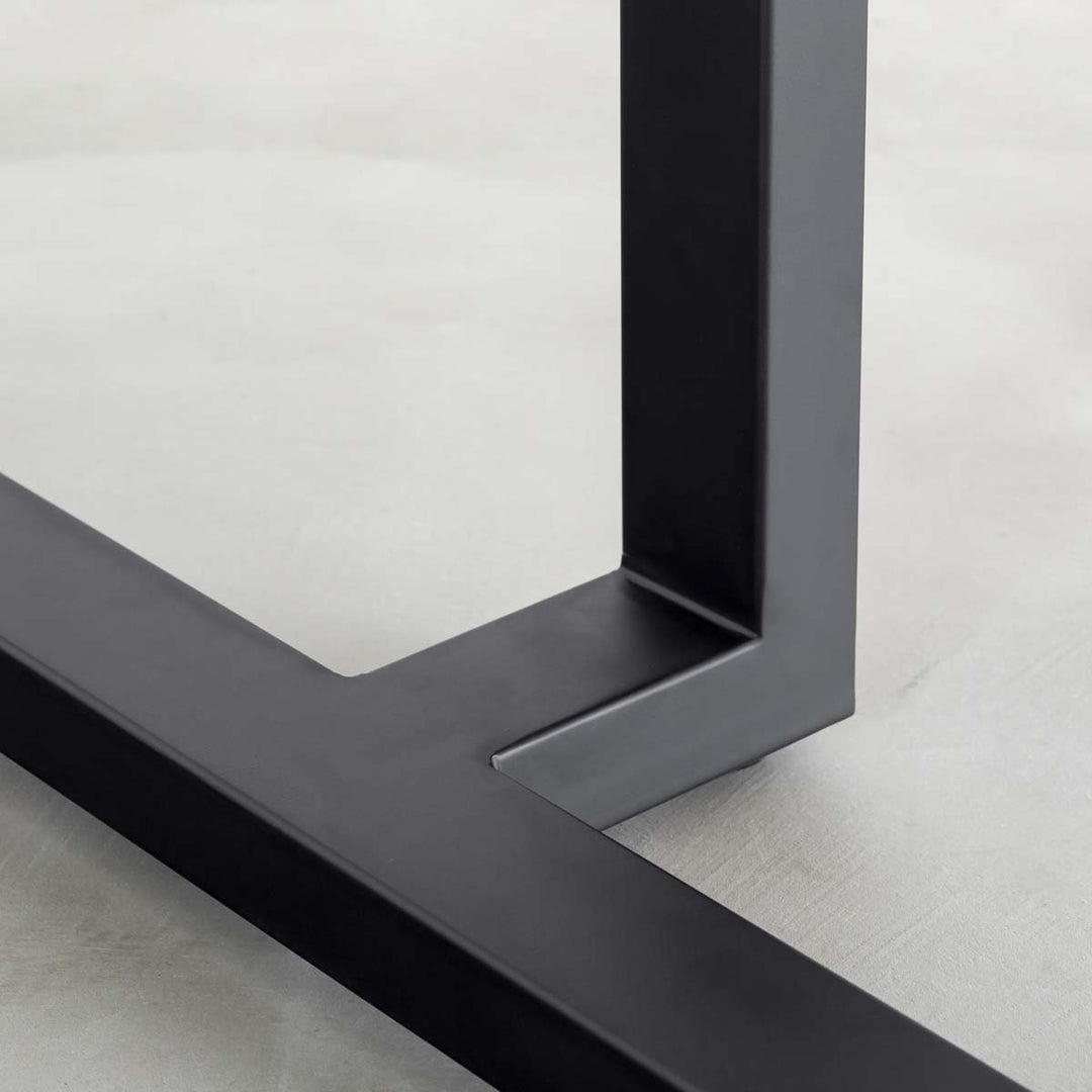 THE TABLE / リノリウム グリーン系 × Tube T - Black Steel × W100