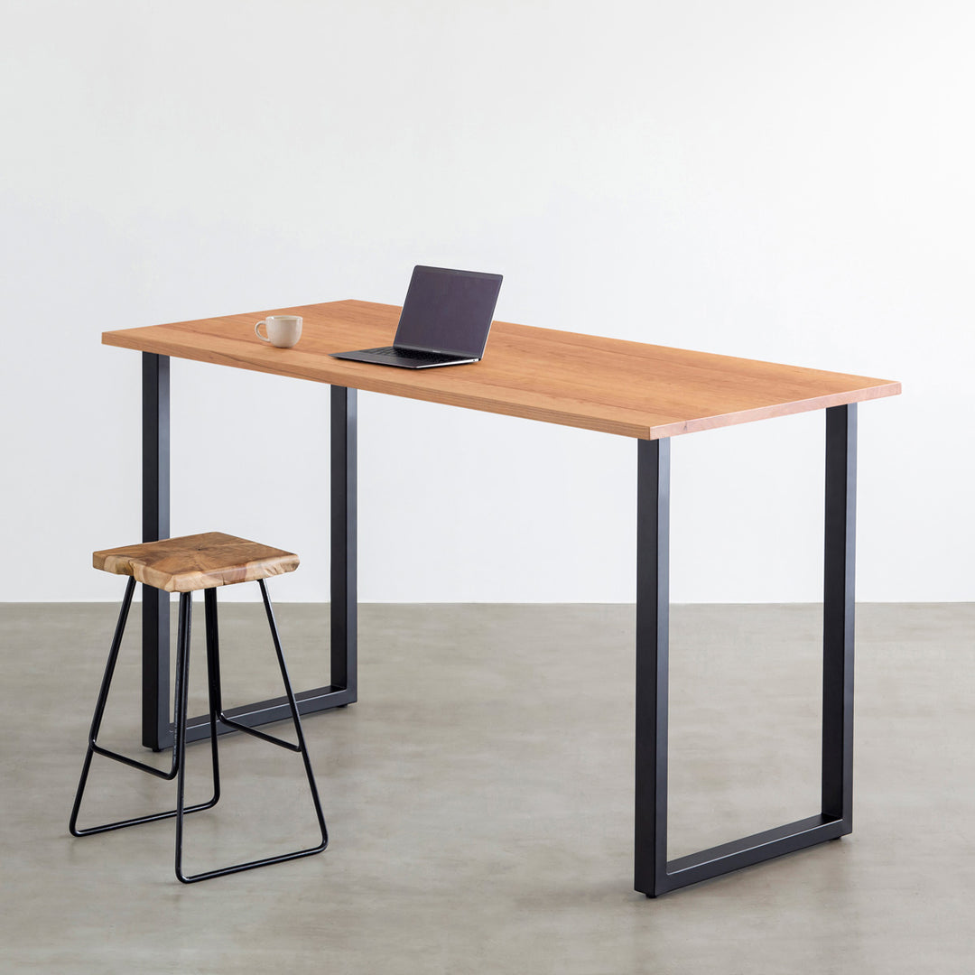THE TABLE / スタンディングデスク × 無垢 ブラックチェリー × Black