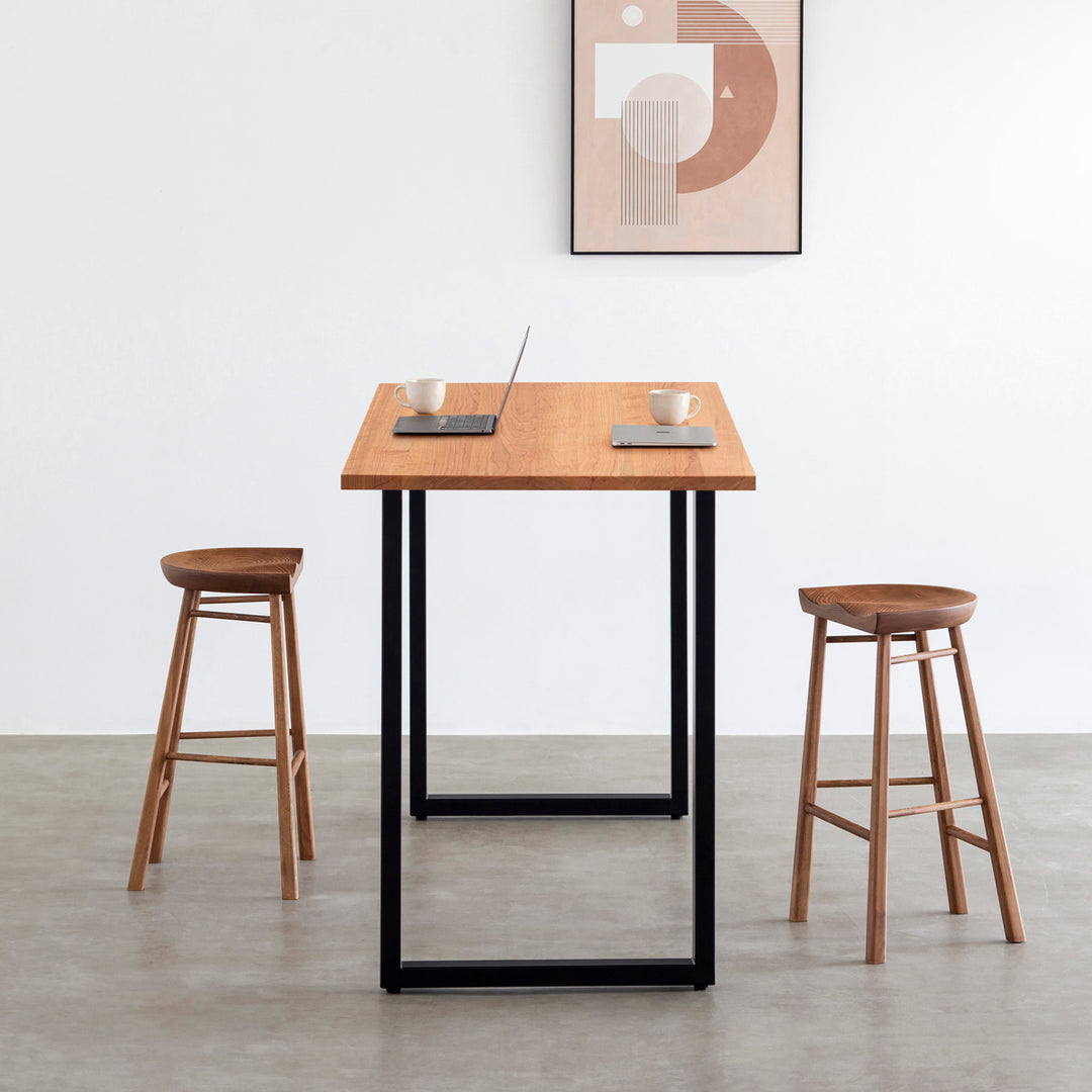 THE TABLE / スタンディングデスク × 無垢 ブラックチェリー