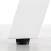 THE CAFE TABLE / リノリウム 全24色　White Steel 4本脚 × ラウンド φ81 - 100