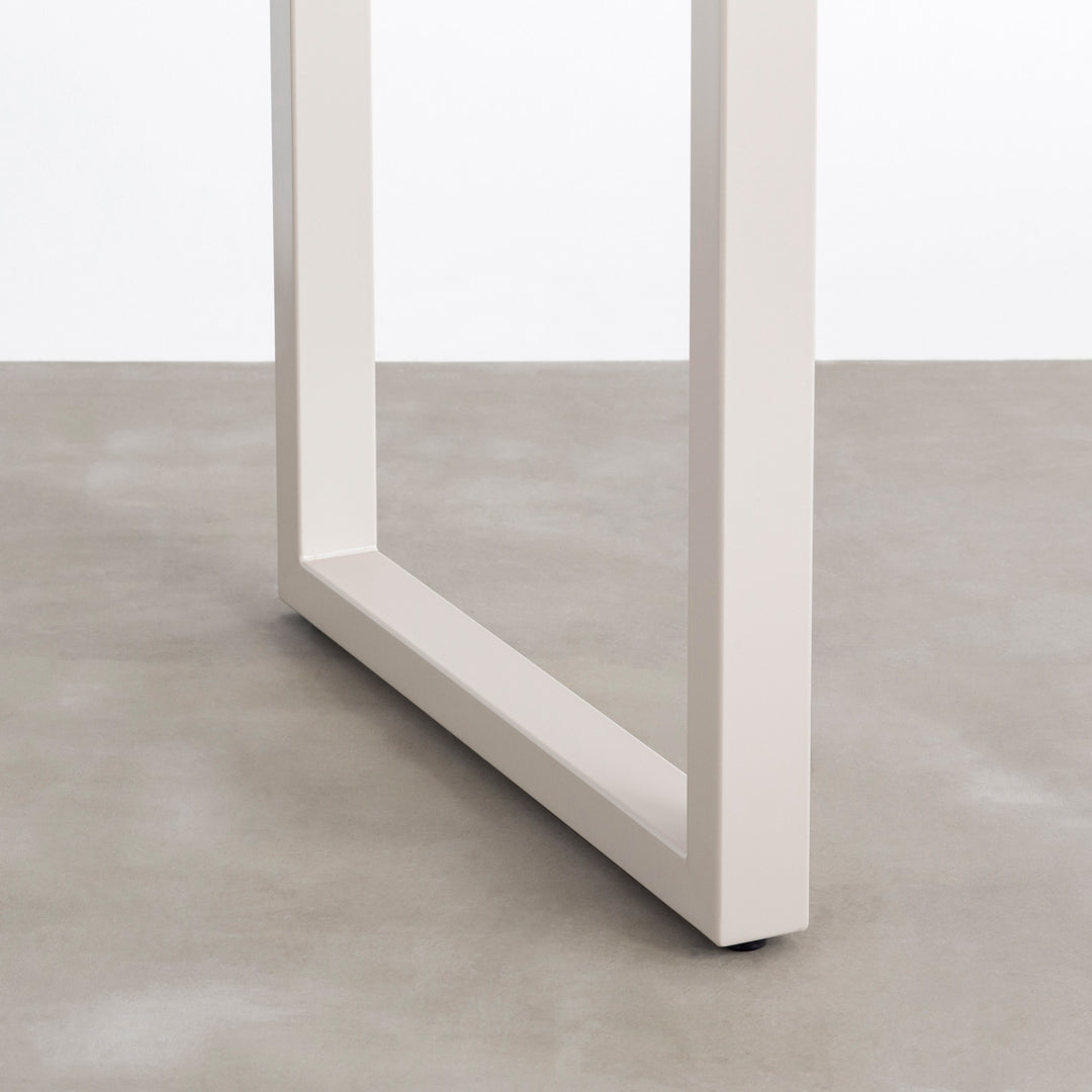 THE TABLE / 無垢 ホワイトオーク × Colored Steel 全8色 NATURE