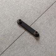 KANADEMONOのリノリウム天板とマットブラックのスクエアバー鉄脚を組み合わせたシンプルモダンな大型テーブル（ジョイント金具）